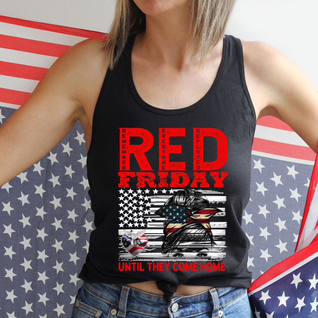 Red Friday Pink Up Girl - Hope For 22 A Day Tank Top