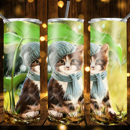 Snuggle Kitty Cat Tumbler