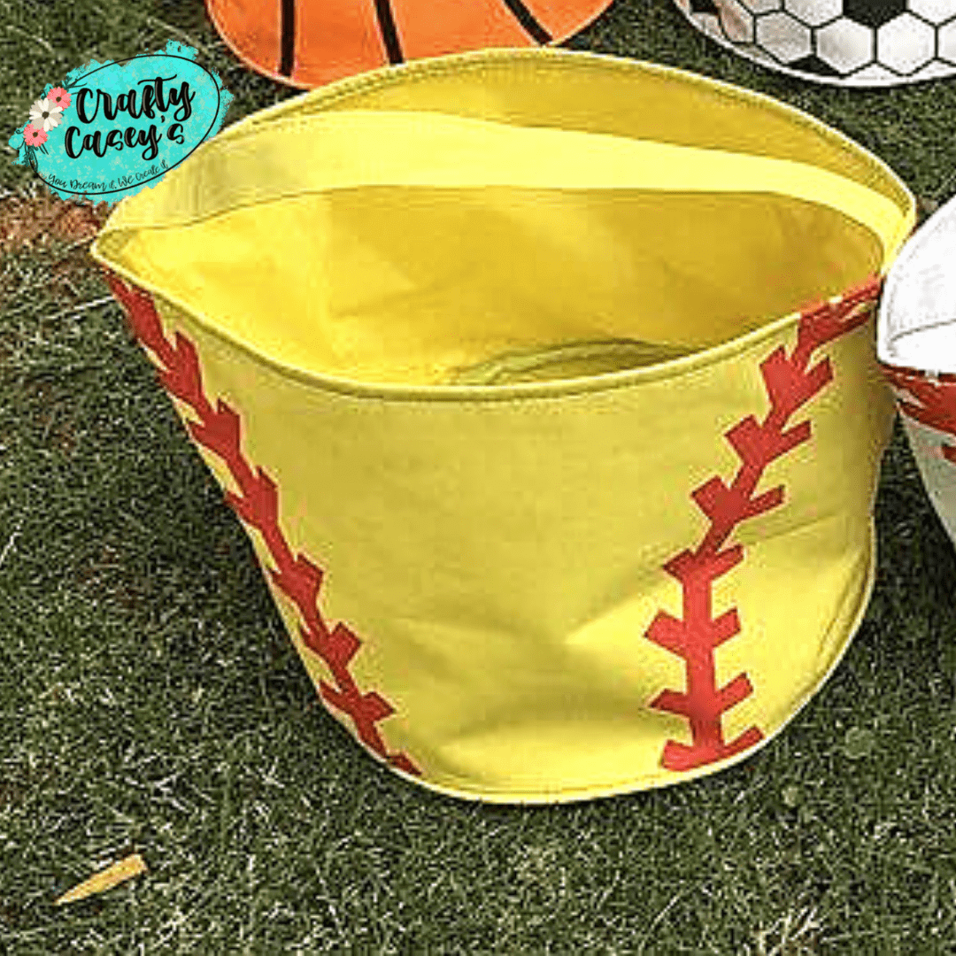 Crafty Casey's Halloween Trick of Treat Bags & Totes 9x9 in. / White / Disney Softball Halloween Trick Or Treat Totes -Personalized-Embroidered