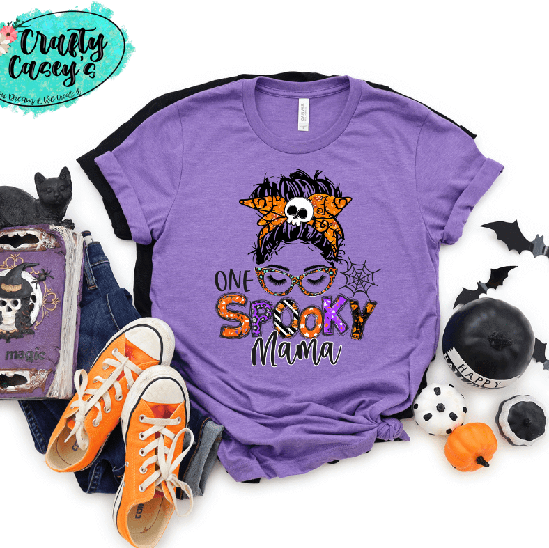Spooky Mom Hallowenn Tee Crafty Casey's