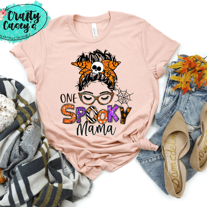 Spooky Mom Hallowenn Tee Crafty Casey's