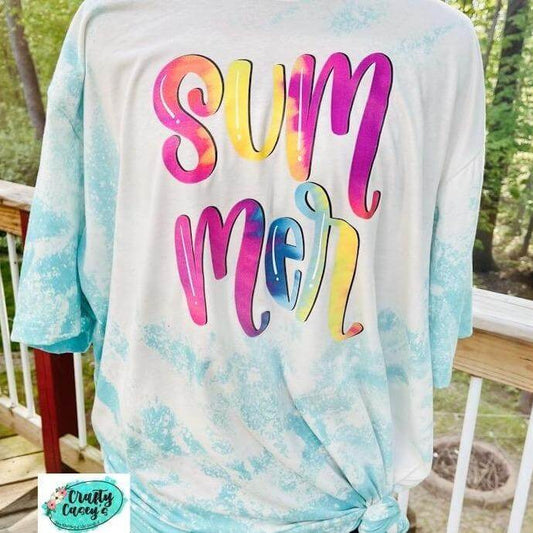 Summer - Tie Dye Retro- Unisex T-shirts