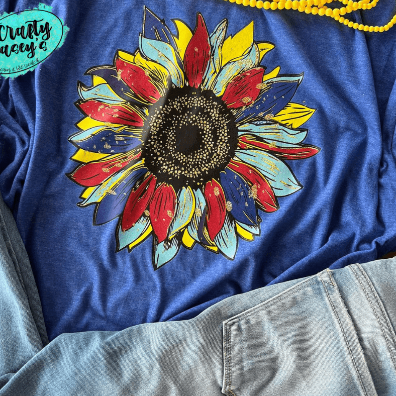 Sunflower April Autism Awareness -Unisex T-shirts