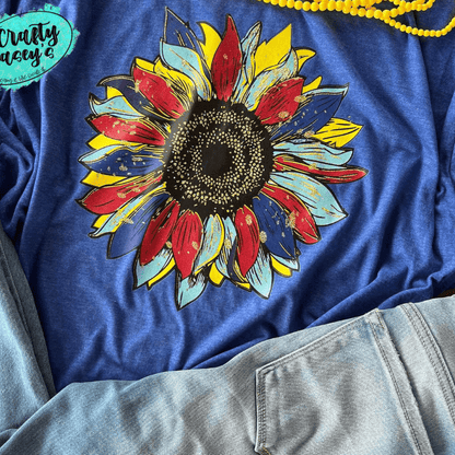 Sunflower April Autism Awareness -Unisex T-shirts