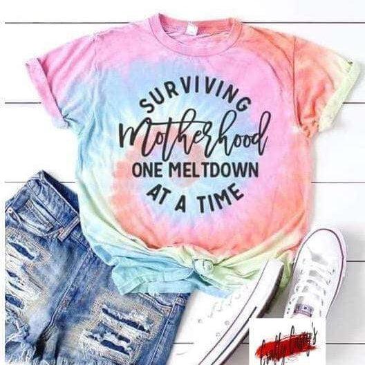 Surviving Motherhood One Meltdown At A Time-Tees