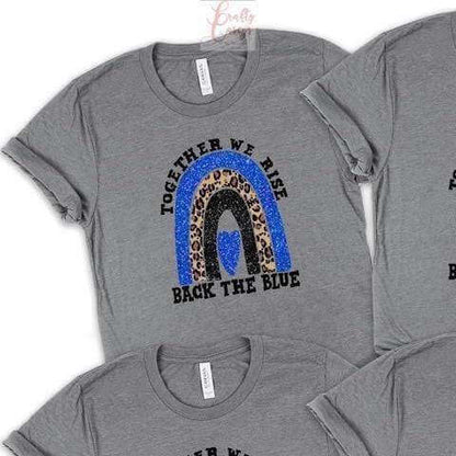 Together We Back The Blue Line Unisex T-shirt