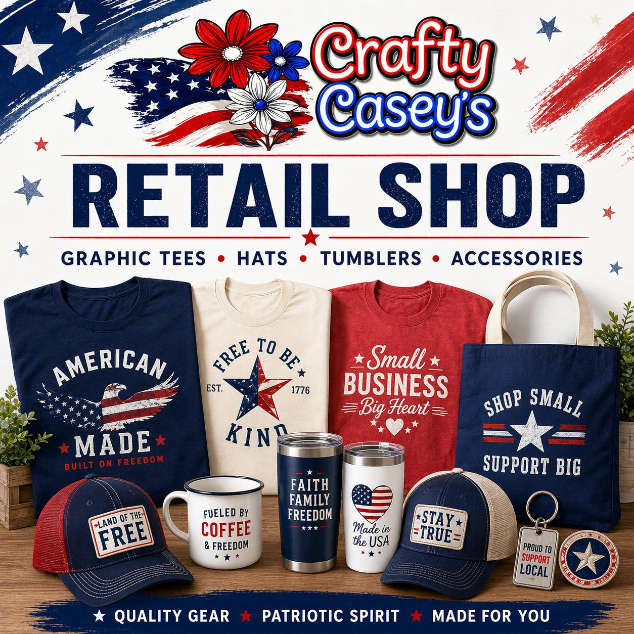 Retail Shop Crafty Casey's 