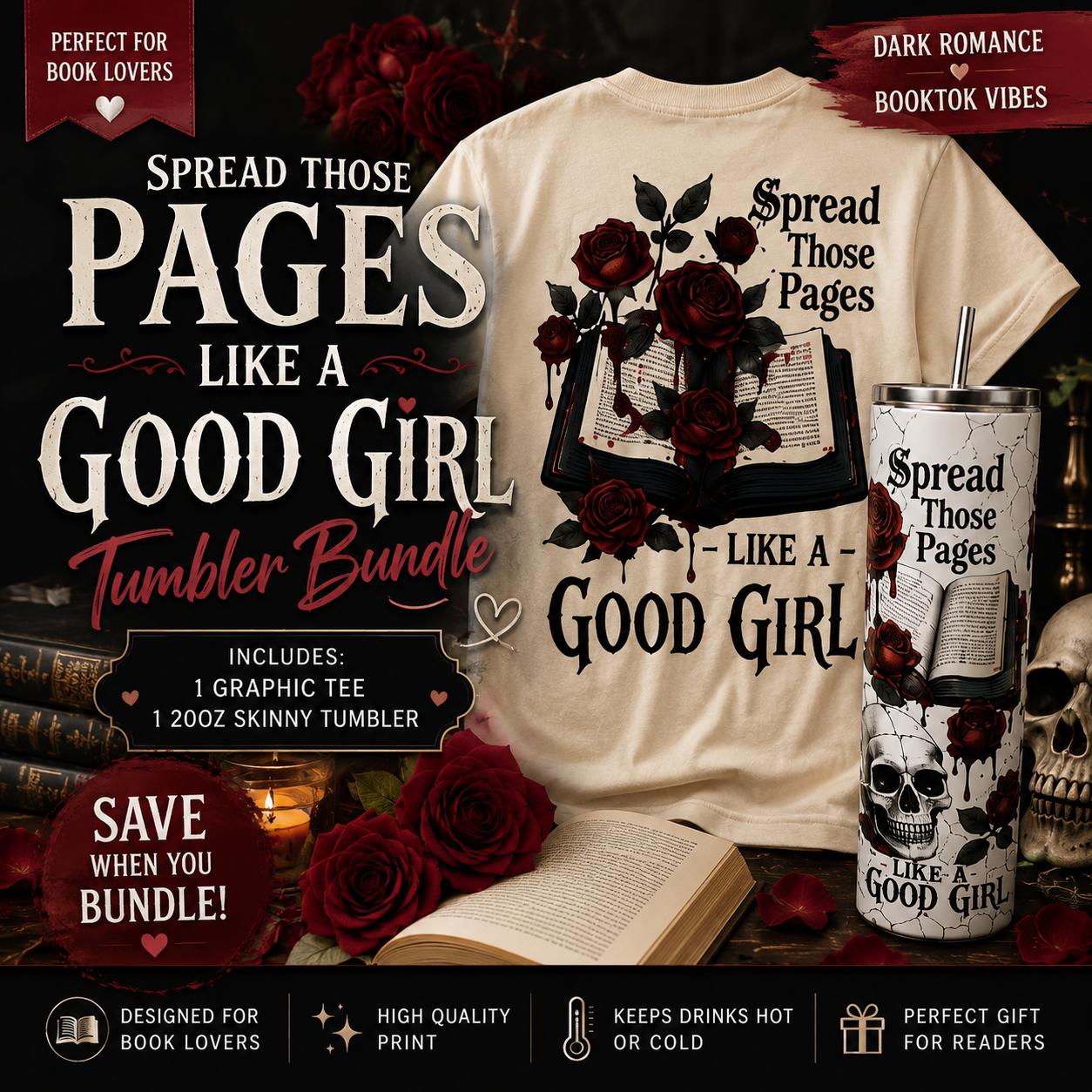 SPREAD THOSE PAGES LIKE A GOOD GIRL 