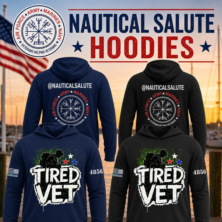 NAUTICAL SALUTE HOODIES