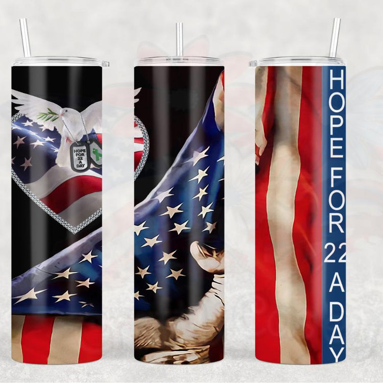 Hope For 22 A Day Tumblers & Coffee Mugs