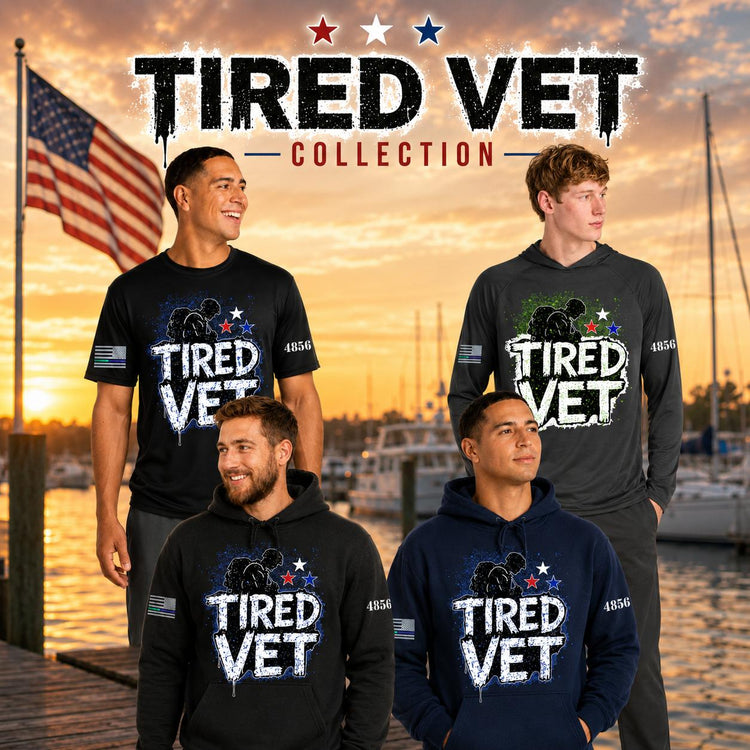 NAUTICAL SALUTE TIRED VET