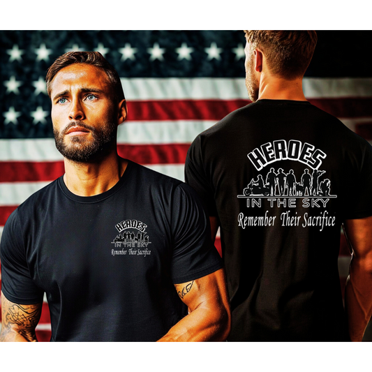 Heroes In The Sky Remember Their Sacrifice T-shirt