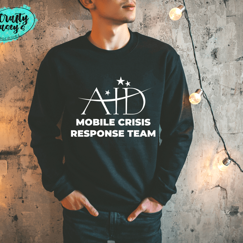 AID Mobile Crisis Center T-shirt, Long-sleeved, 3/4 Sleeve, Sweatshirt, Hoodie