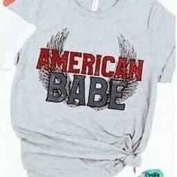 American Babe Wings-Vintage T-shirt