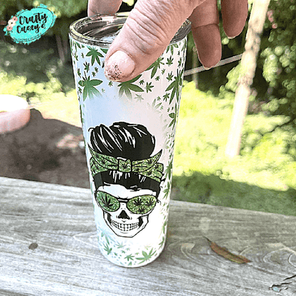 American Flag Mom Bunn- Drink Tumbler