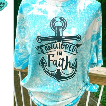 Anchored In Faith-Spiritual T-shirts