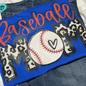 Baseball Mom Leopard Unisex Tee