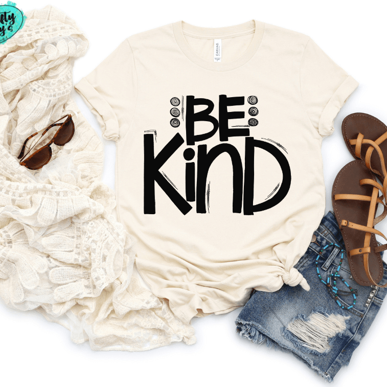 Be Kind- Inspirational-Woman's Unisex Graphic T-shirt Crafty Casey's