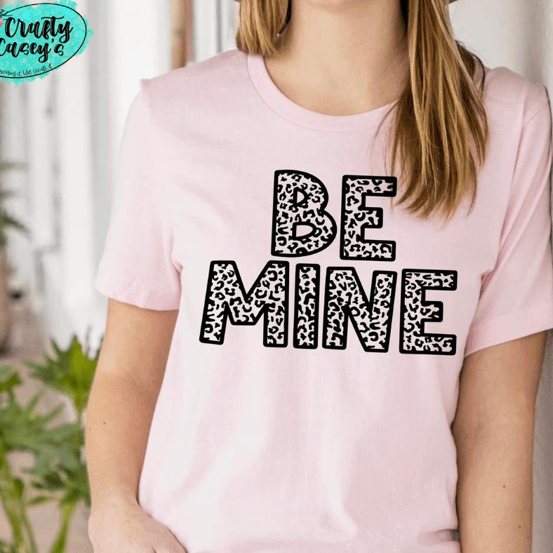 Be Mine Leopard Valentine's Women's -Unisex-T-shirt