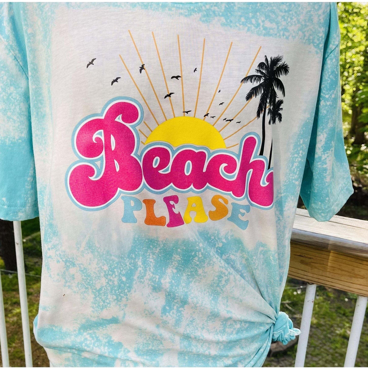 Beach Please-Retro- Unisex T-shirts