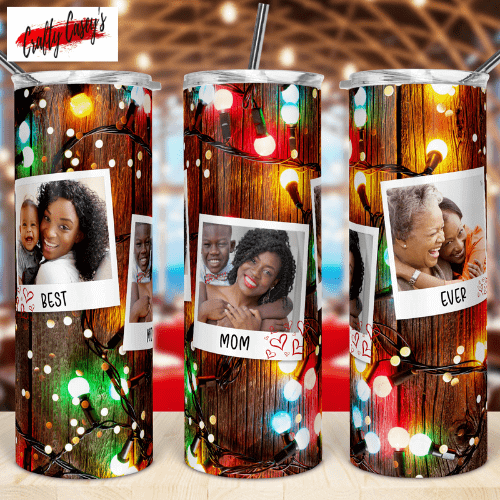 Best Mom Ever- Christmas Lights- Tumbler