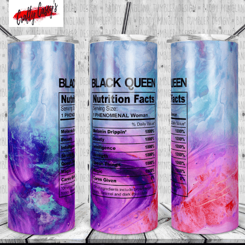 Black Queen -Stainless Steel Tumbler