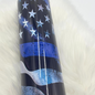 Blue Line Flowing Flag Tumbler