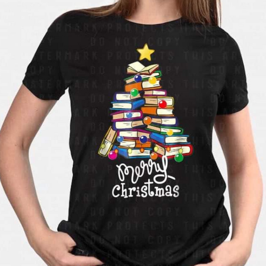 Book Of Christmas Tree's Tee