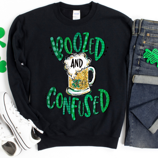 Boozed & Confused Saint Patrick's Day Sweatshirts