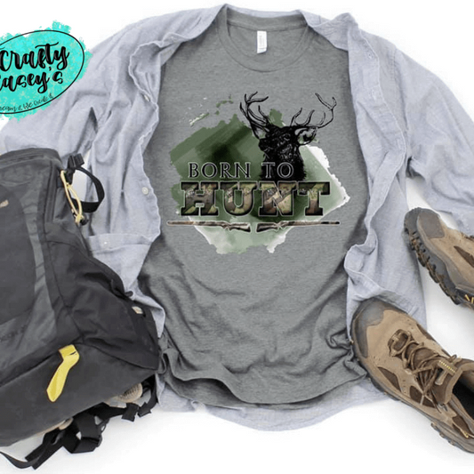 Born To Hunt Men's Graphic Unisex T-shirts Crafty Casey's