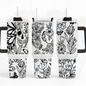 Butterfly Candy Skull 40 oz. Tumbler