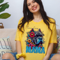 Cainn Torso Dog Mama Faux Glitter Tee