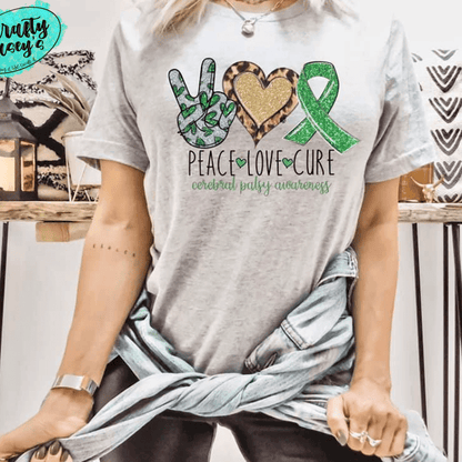 Cerebral Palsy Awareness Shirt awareness apparel design by Crafty Casey's