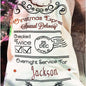 Christmas Express Special Delivery Red Santa Sack Outline -Personalized