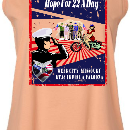 Cruise Palooza- Hope For 22 A Day Tank Tops LAT Apparel Plus Size