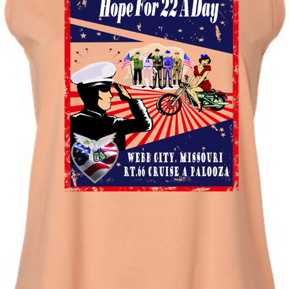 Cruise Palooza- Hope For 22 A Day Tank Tops LAT Apparel Plus Size