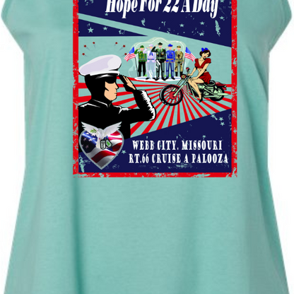 Cruise Palooza- Hope For 22 A Day Tank Tops LAT Apparel Plus Size