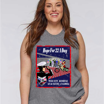Cruise Palooza- Hope For 22 A Day Tank Tops LAT Apparel Plus Size