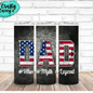 Dad The Myth The Legend Flag Tumbler