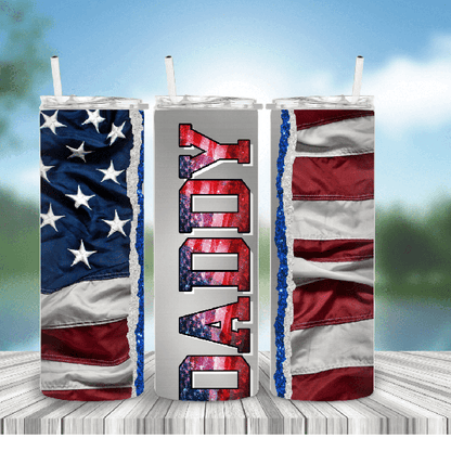 Daddy Flag Tumbler