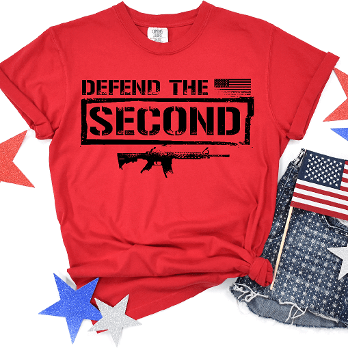 Defend The 2nd Amendment American Patriotic- Tee