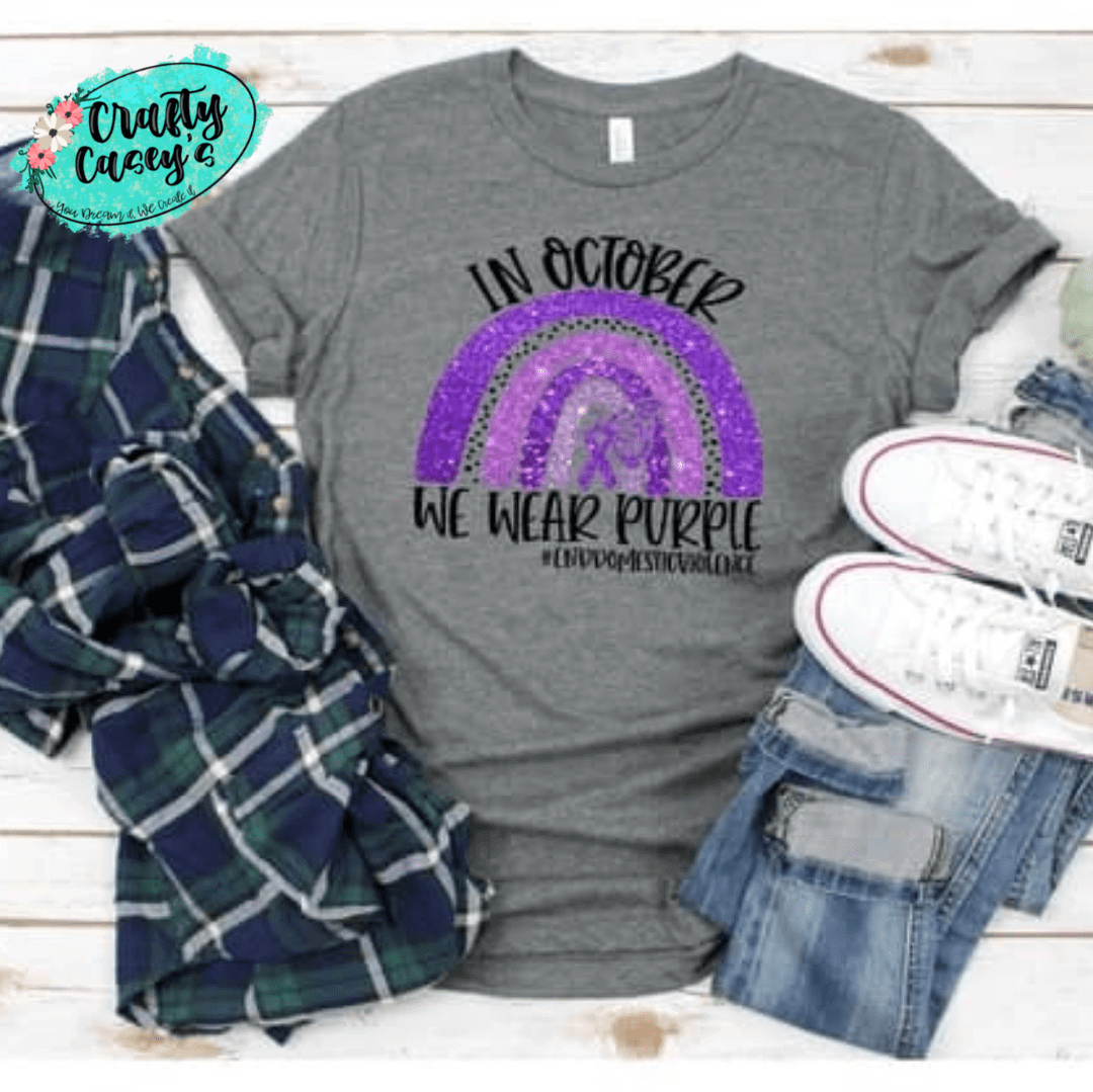Domestic Violence Awareness Graphic Shirt awareness apparel design by Crafty Casey's