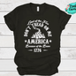 Don't Tread On Me Patriotic Graphic Shirt by Crafty Casey's