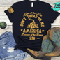 Don't Tread On Me Patriotic Graphic Shirt by Crafty Casey's