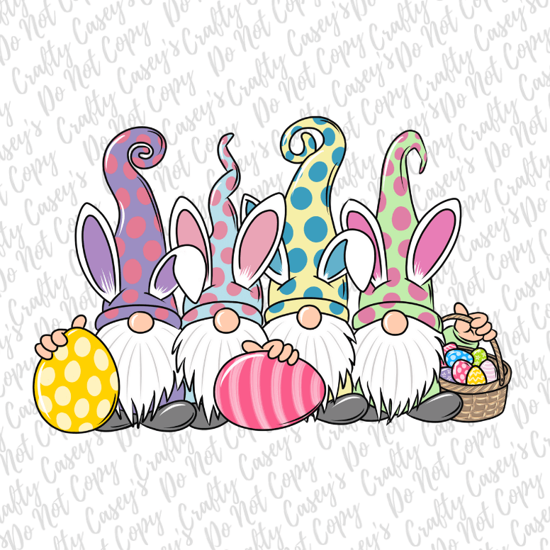 Easter Gnome Egg Hunt-Easter Sublimation Transfers