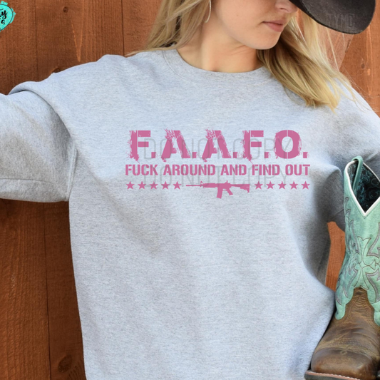 FAFO Funny Sweatshirt-Crewneck