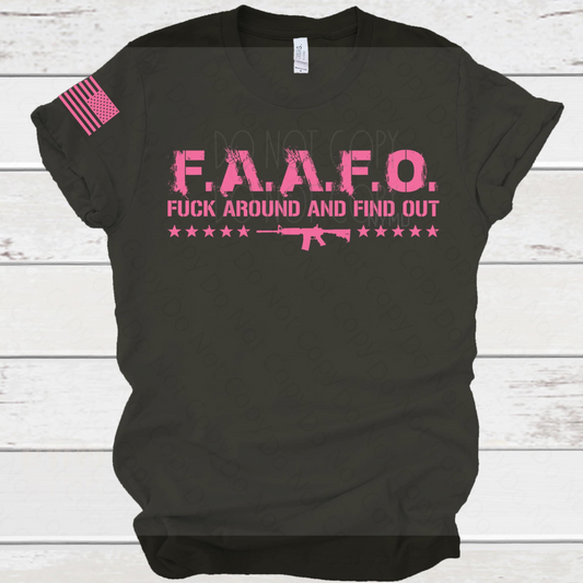 F.A.F.O. Patriotic Graphic Shirt by Crafty Casey's