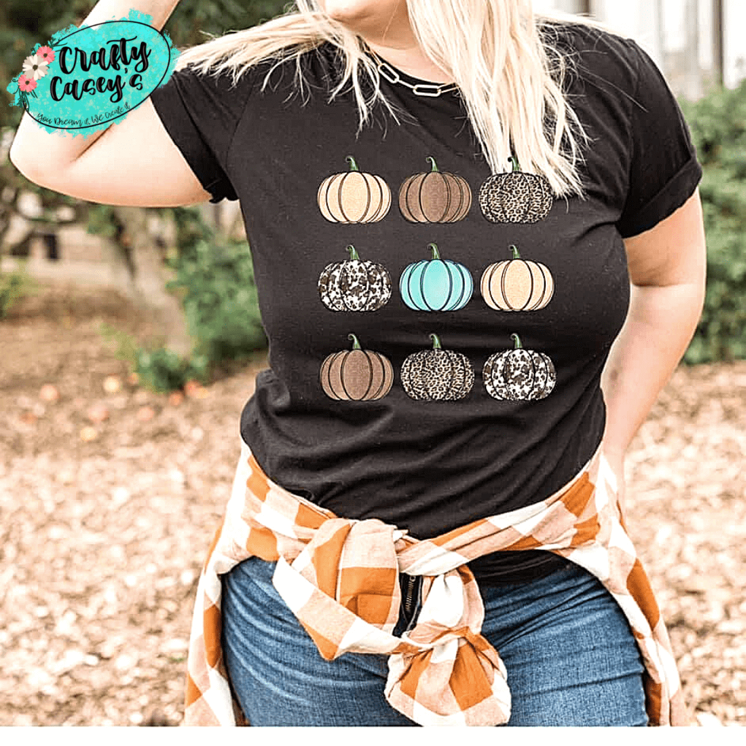 Fall Mini Gourd Pumpkins- T-shirts