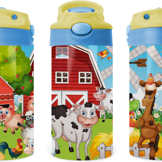 Baby Giraffe Kids 12 oz Water Bottle Flip Top – Crafty Casey's