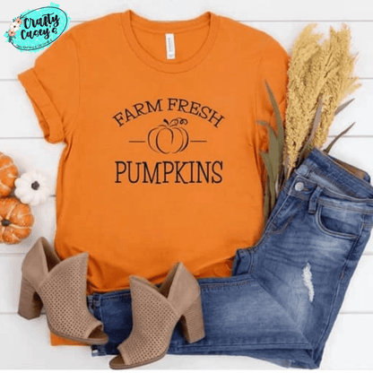 Farm Fresh Pumpkins Fall Tee